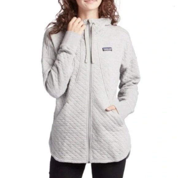 Patagonia Tops - ISO Patagonia Women's Organic Cotton Long Sleeve Hooded Quilted Jacket M/L/XL